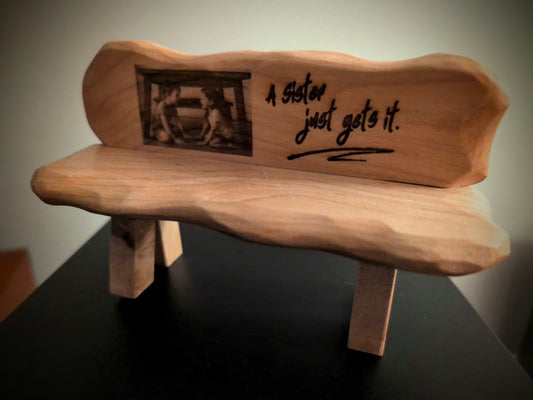 Keely's Little Bench - A sister just gets it